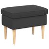 vidaXL Hocker Dunkelgrau 55 x 35 x 41 cm Boucl&eacute;