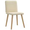vidaXL Esszimmerst&uuml;hle 6 Stk. Creme Stoff