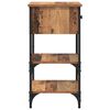 vidaXL Nachttisch Braun 33,5 x 36 x 70 cm Massives upgecyceltes Holz