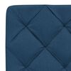 vidaXL Bettgestell ohne Matratze Blau 160x200 cm Stoff