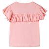 Kinder-T-Shirt Mittelrosa 116