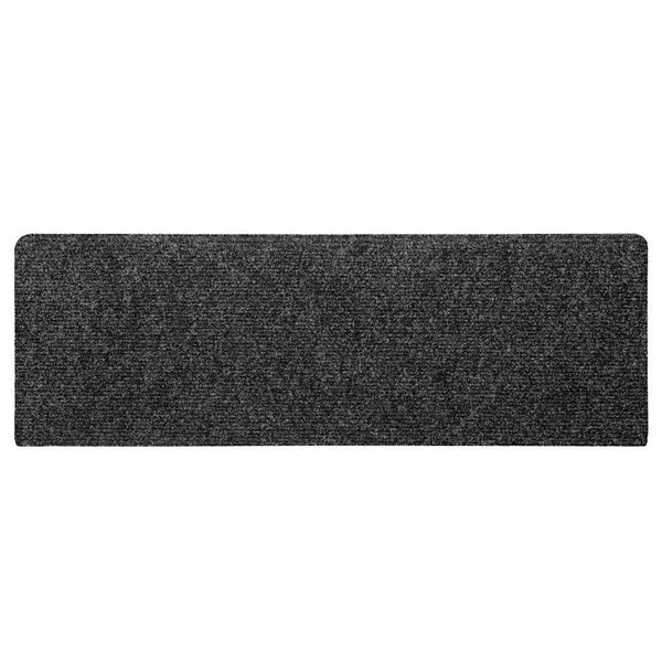 vidaXL Stufenmatten Selbstklebend 30 Stk. 65x21x4 cm Grau Rechteckiger Rand