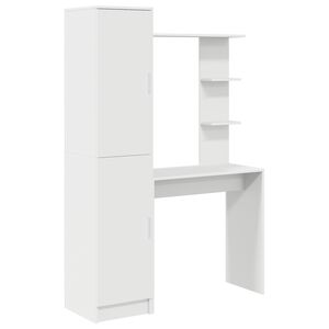 vidaXL Schreibtisch 2 pcs Wei&szlig;