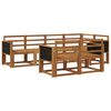 vidaXL Outdoor-Sofagarnitur 7 pcs Natur Massivholz Akazie