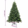 vidaXL K&uuml;nstlicher Weihnachtsbaum mit 300 LEDs Gr&uuml;n 240 cm PE und PVC