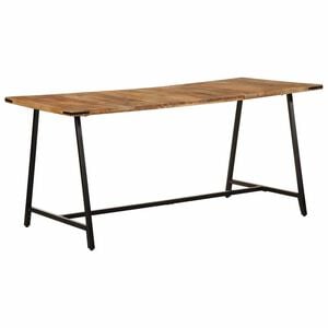vidaXL Esstisch 160x80x75 cm Massivholz Mango