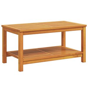 vidaXL Beistelltisch &Ouml;l-Natur 90 x 50 x 45 cm Massivholz Akazie