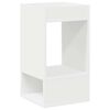 vidaXL Beistelltisch 2 pcs Wei&szlig; 30 x 30 x 56 cm Holzwerkstoff