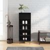 vidaXL Schuhschrank Schwarz 40x36x105 cm Holzwerkstoff