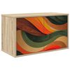 vidaXL Wandmontierter TV-Schrank BONN 69 x 33 x 40 cm Sonoma-Eiche