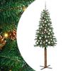 vidaXL Schlanker Weihnachtsbaum Gr&uuml;n 180 cm