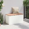 vidaXL Gartenbank Wei&szlig; 80 x 40 x 43 cm