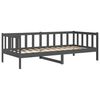 vidaXL Tagesbett Grau Massivholz Kiefer 90x200 cm