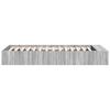 vidaXL Bettgestell Grau Sonoma 90x190 cm Holzwerkstoff