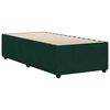 vidaXL Bettgestell ohne Matratze Dunkelgr&uuml;n 90x200 cm Samt