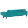 vidaXL Wohnzimmer Couch 3 pcs T&uuml;rkis