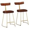 vidaXL Barhocker 2 Stk. 49x43x79 cm Mango Massivholz