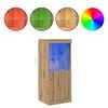vidaXL LED-Sideboard Artisan-Eiche 41 x 37 x 100 cm Holzwerkstoff