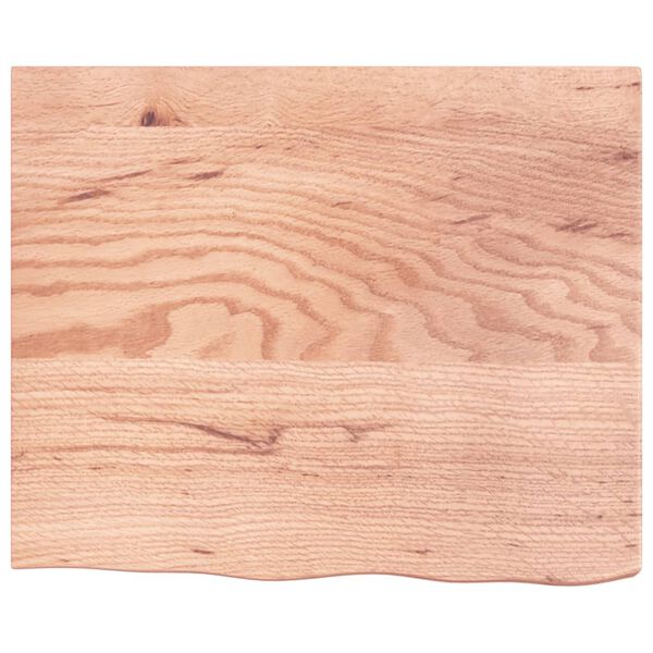 vidaXL Wandregal Hellbraun 60x50x(2-6) cm Massivholz Eiche Behandelt