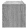 vidaXL TV-Wandschr&auml;nke 2 Stk. Grau Sonoma 100x30x30 cm Holzwerkstoff