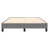 vidaXL Boxspringbettgestell Dunkelgrau 140x200 cm Stoff