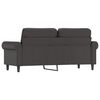 vidaXL 2-Sitzer-Sofa Grau 140 cm Kunstleder
