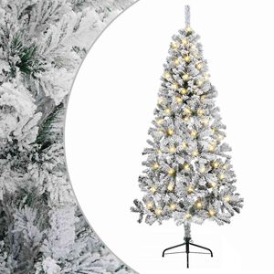 vidaXL K&uuml;nstlicher klappbarer Weihnachtsbaum 120 cm 150 LEDs