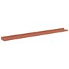 vidaXL Wandregal mit Regal 4 pcs Rot 100 x 9 x 3 cm Holzwerkstoff