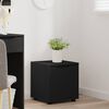 vidaXL Badezimmerschrank Schwarz 40,5 x 40 x 44 cm Holzwerkstoff