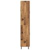 vidaXL Highboard mit Schubladen 2 pcs Altholz Engineered Wood und Glas