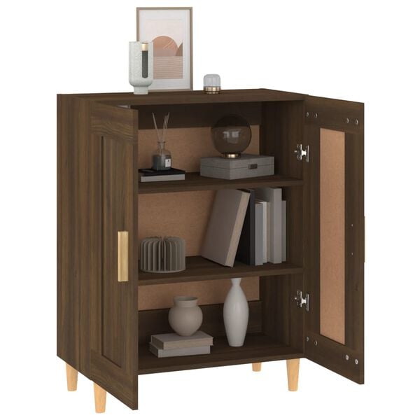 vidaXL Sideboard Braun Eichen-Optik 69,5x34x90 cm Holzwerkstoff
