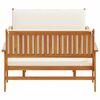 vidaXL Gartensofa-set 3 pcs Braun 120 x 65,5 x 79 cm Massivholz Akazie