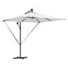 vidaXL Sonnenschirm Sand 249 x 249 x 250 cm Polyester und Aluminium