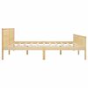 vidaXL Massivholzbett Kiefer 200x200 cm