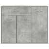 vidaXL Sideboard Betongrau 88x30x70 cm Holzwerkstoff