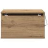 vidaXL Wandmontiertes Nachttischchen Artisan-Eiche 50 x 36 x 30 cm