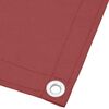 vidaXL Balkon-Sichtschutz Terrakotta 90x700 cm 100 % Polyester-Oxford
