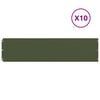 vidaXL Raseneinfassung 10 Stk. 25 x 103 cm Kaltgewalzter Stahl