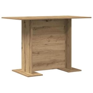 vidaXL Esstisch 110 x 60 x 75 cm Holzwerkstoff Artisan-Eiche