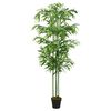 vidaXL Bambusbaum K&uuml;nstlich 576 Bl&auml;tter 150 cm Gr&uuml;n