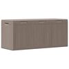 vidaXL Garten-Aufbewahrungsbox 270 L Braun PP-Holzoptik