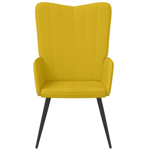 vidaXL Relaxsessel Senfgelb Samt