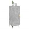 vidaXL Sideboard Betongrau 34,5x34x90 cm Holzwerkstoff