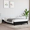 vidaXL Bettgestell ohne Matratze Schwarz 120x190 cm Stoff