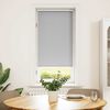 vidaXL Verdunkelungsrollo 64,4 x 120 cm, Stoffbreite 60 cm, Grau