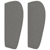 vidaXL Boxspringbett mit Matratze Dunkelgrau 200x200 cm Stoff