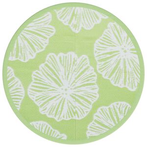 vidaXL Outdoor-Teppich ARAKIL Gr&uuml;n &Oslash;120 cm PP