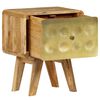 VidaXL Nachttisch Massivholz Mango 40x30x49 cm