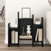 vidaXL Seitenschrank Schwarz Eichen-Optik 60 x 26 x 60 cm