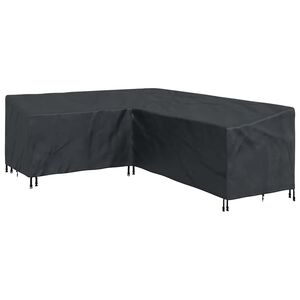 vidaXL M&ouml;belbezug Schwarz 260 x 210 x 80 cm 600D Oxford Stoff